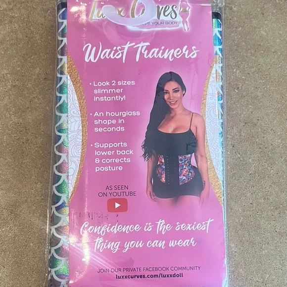 Brand New in Package Luxx Curves Mermaid Waist Trainer size 3XL, long torso - Picture 2 of 3